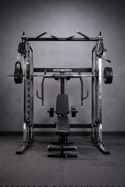 IRONBODY IB900 - Multi Functional Trainer with Smith & Pec Fly