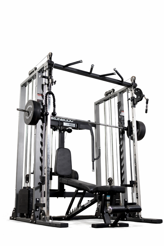 IRONBODY IB900 - Multi Functional Trainer with Smith & Pec Fly