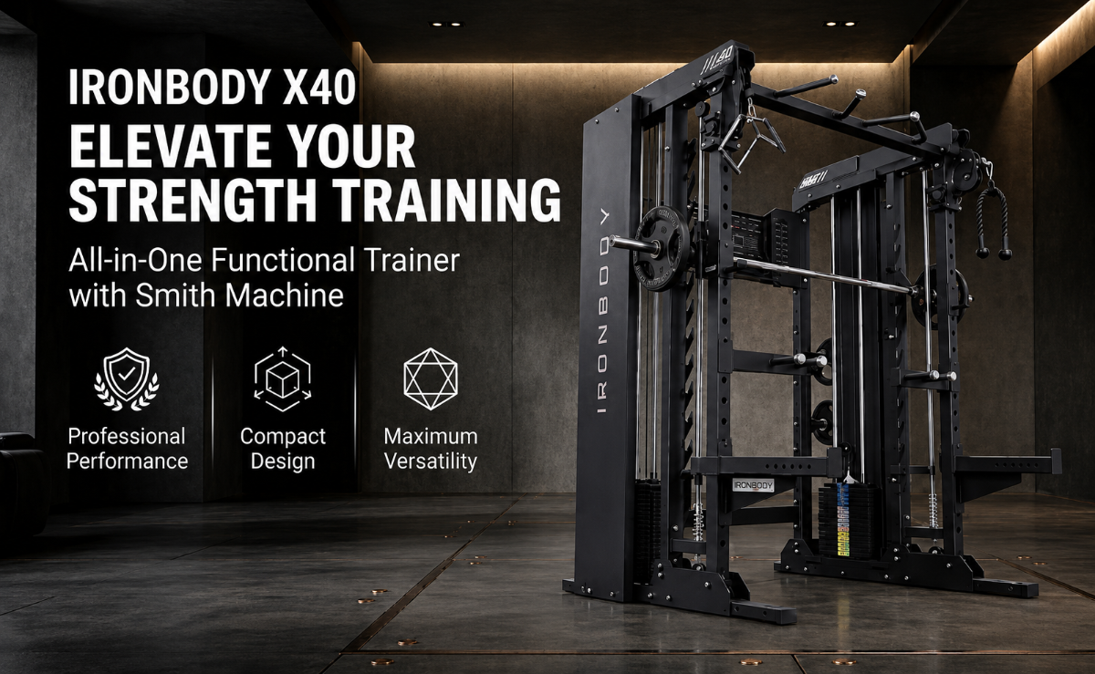 IRONBODY X40 - Multi Functional Trainer with Smith