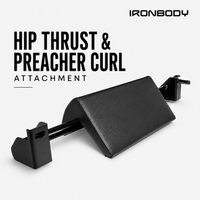 IRONBODY HIP THRUST AND PREACHER CURL ATTACHMENT