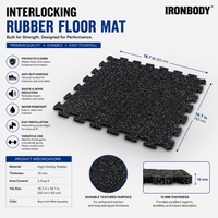 IRONBODY RUBBER Floor Mat 10 mm