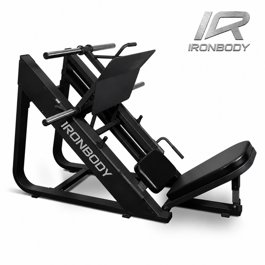IRONBODY 45° Leg Press with Hex Squat