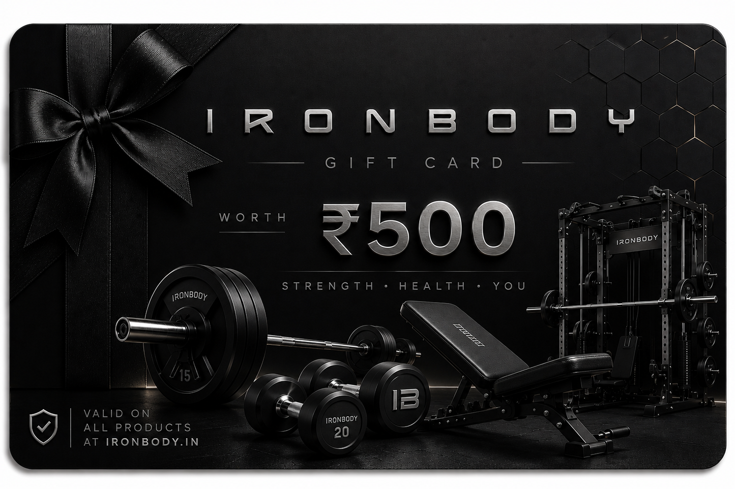 GIFT OF FITNESS - IRONBODY GIFT CARD