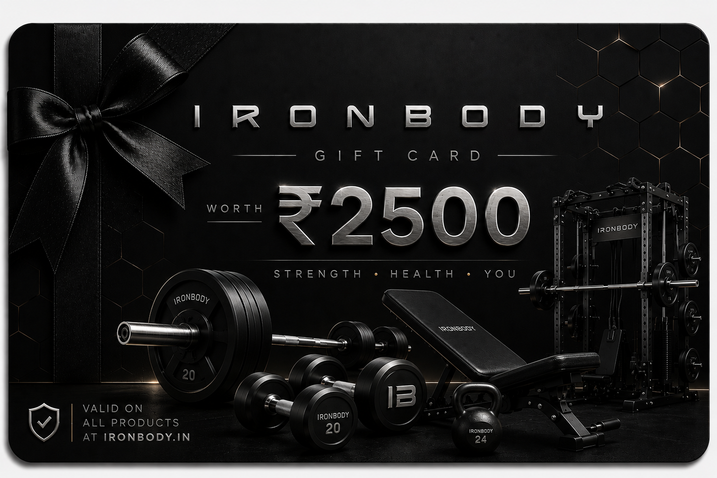 GIFT OF FITNESS - IRONBODY GIFT CARD