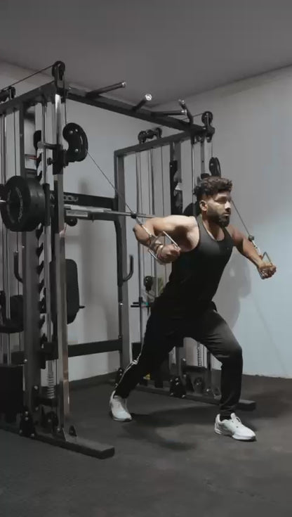 IRONBODY IB900 - Multi Functional Trainer with Smith & Pec Fly